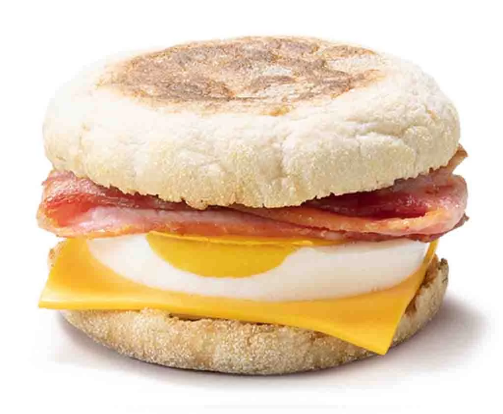Mcdonalds Double Bacon & Egg McMuffin