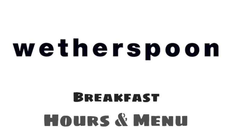 Wetherspoons Breakfast Times & Menu