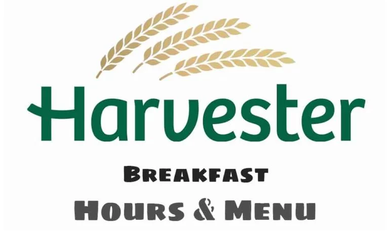 Harvester Breakfast Times & Menu UK